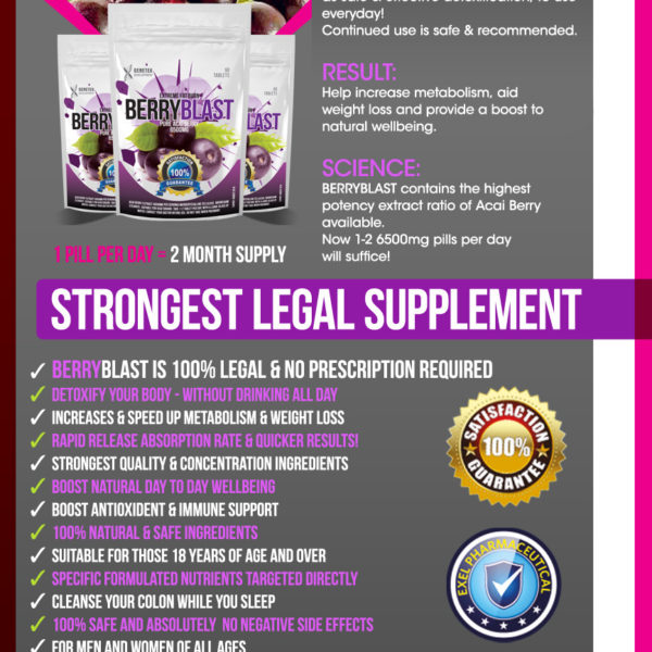 Acai Berry Blast Weight Loss Pills Better Body